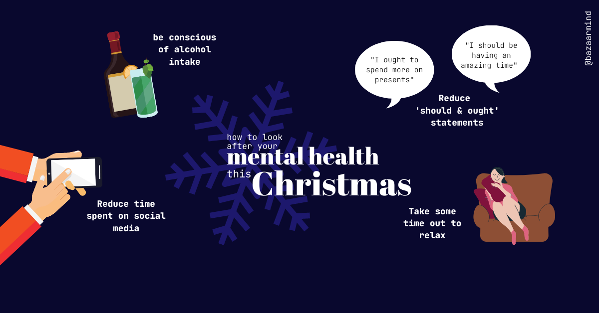 How to look after your mental health over the Christmas period.